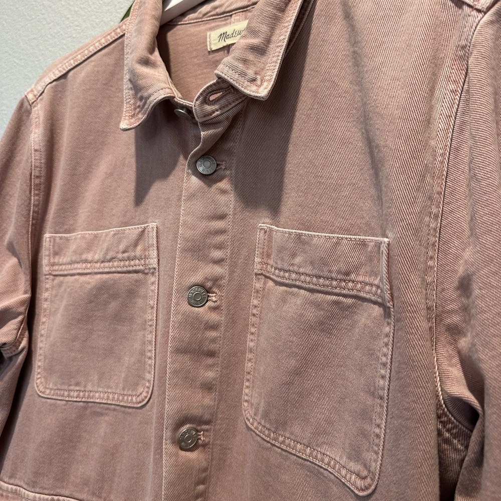 ☀️ MADEWELL Ashford Chore Jacket in Vintage Petal - Picture 7 of 10